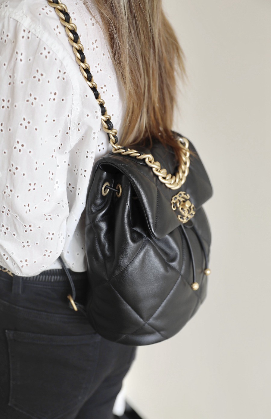 24c早春系列 19系列雙肩包黑色_16