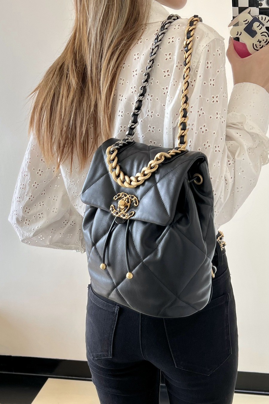 24c早春系列 19系列雙肩包黑色_21