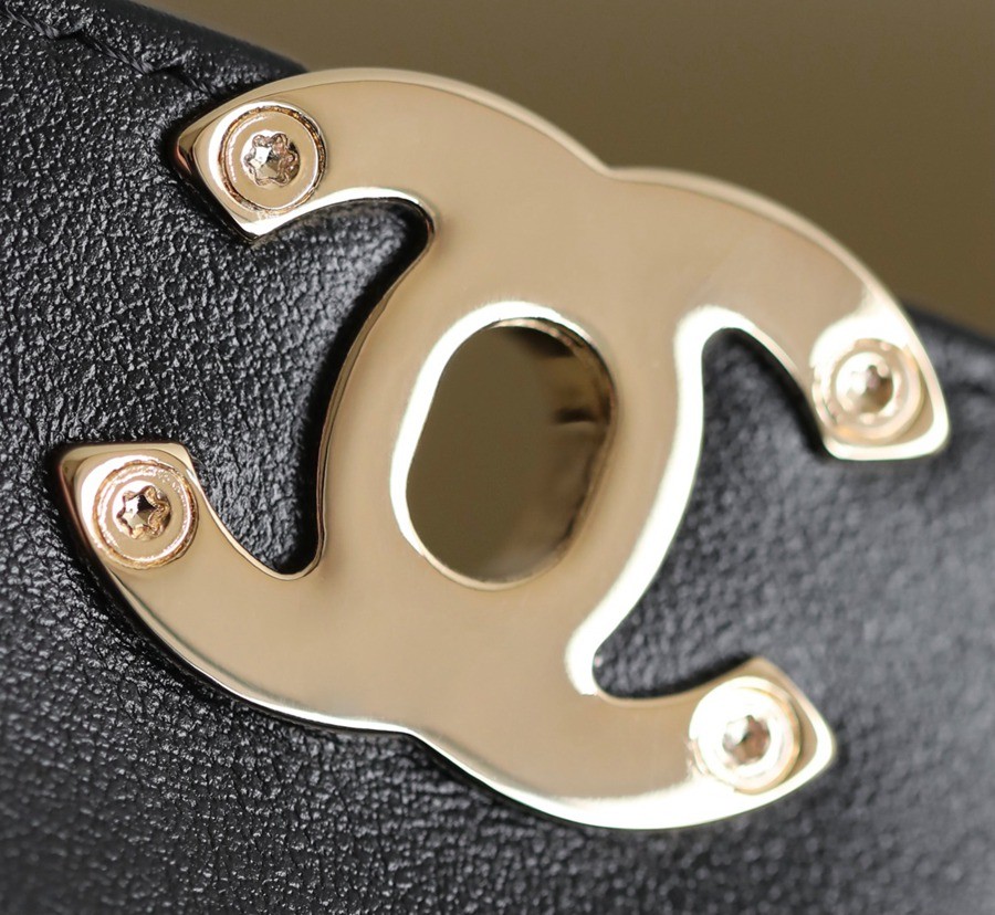 23k秋冬 手柄漆皮盒子包 黑色_14