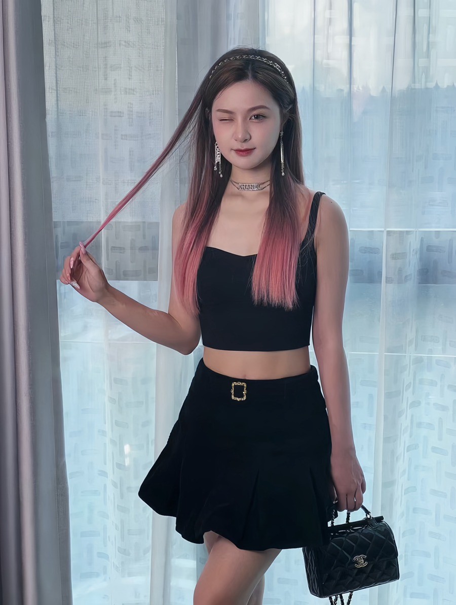 23k秋冬 手柄漆皮盒子包 黑色_27