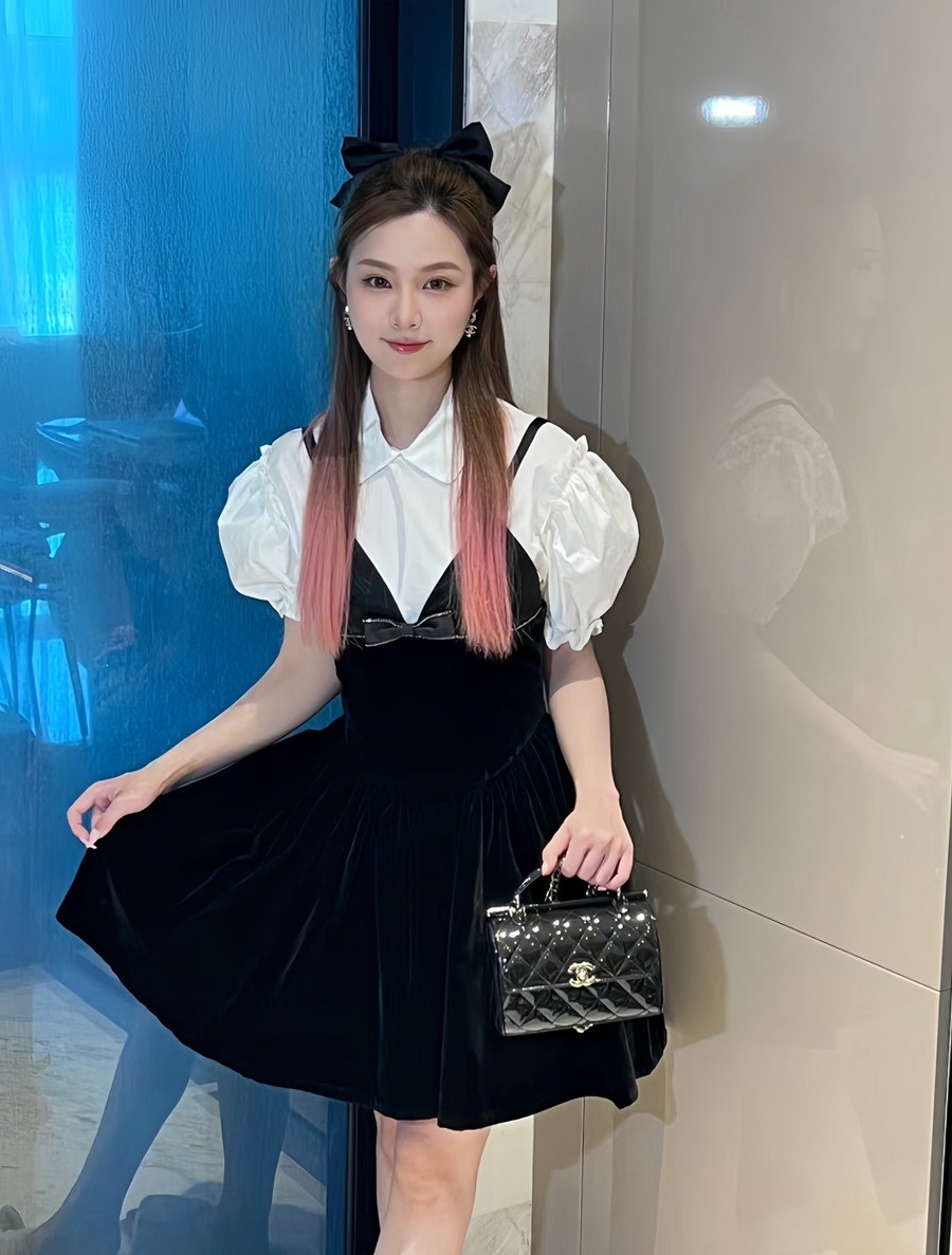 23k秋冬 手柄漆皮盒子包 黑色_30