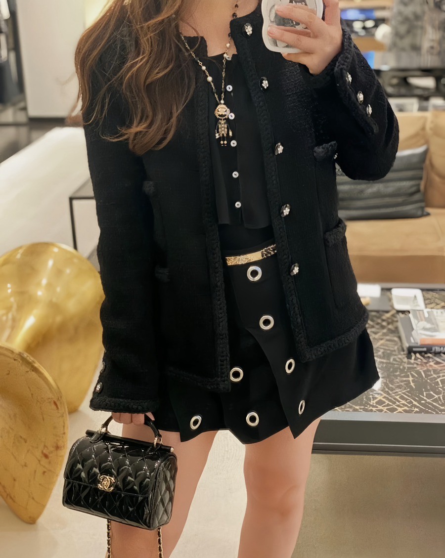 23k秋冬 手柄漆皮盒子包 黑色_32