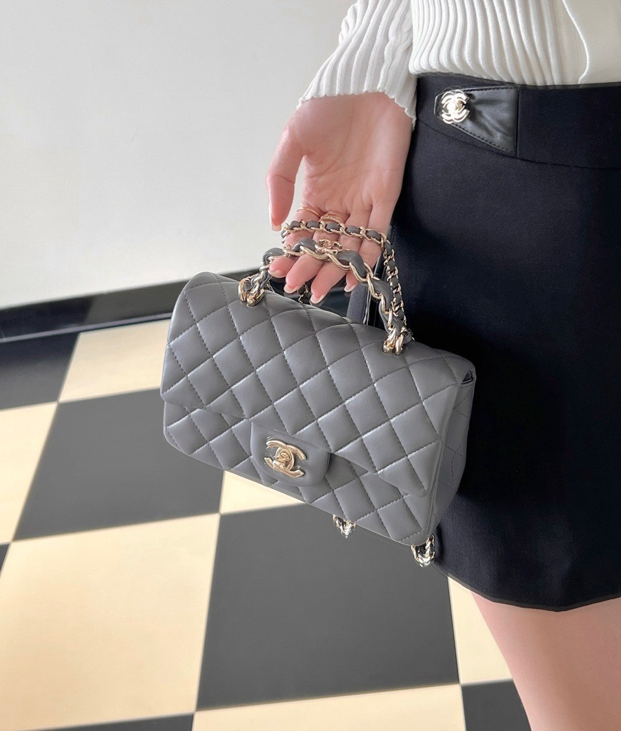 23k秋冬雙c手柄口蓋包 深灰_21