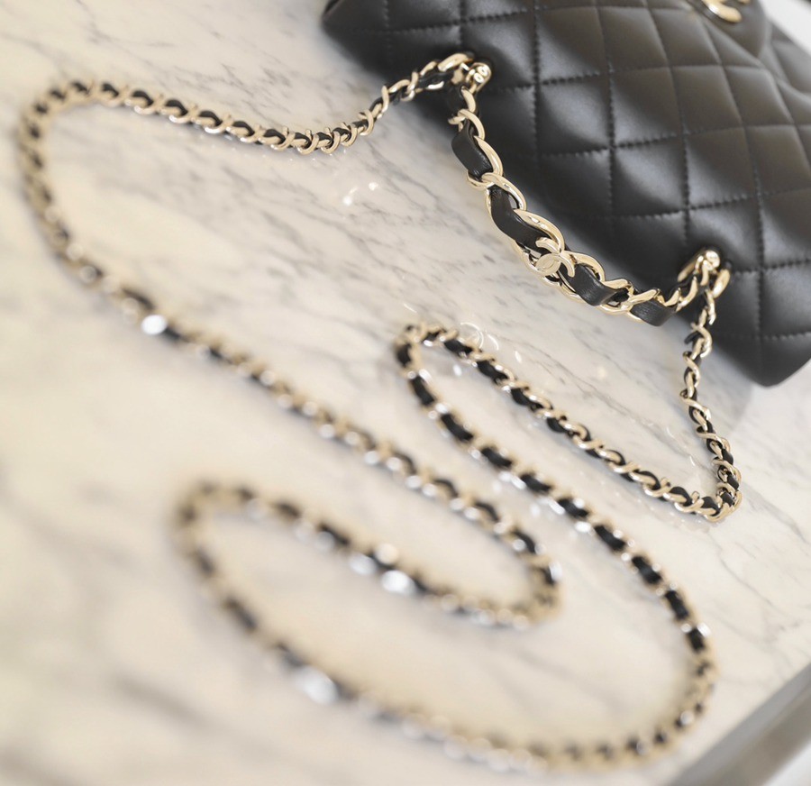 23k秋冬雙c手柄口蓋包 黑色_5