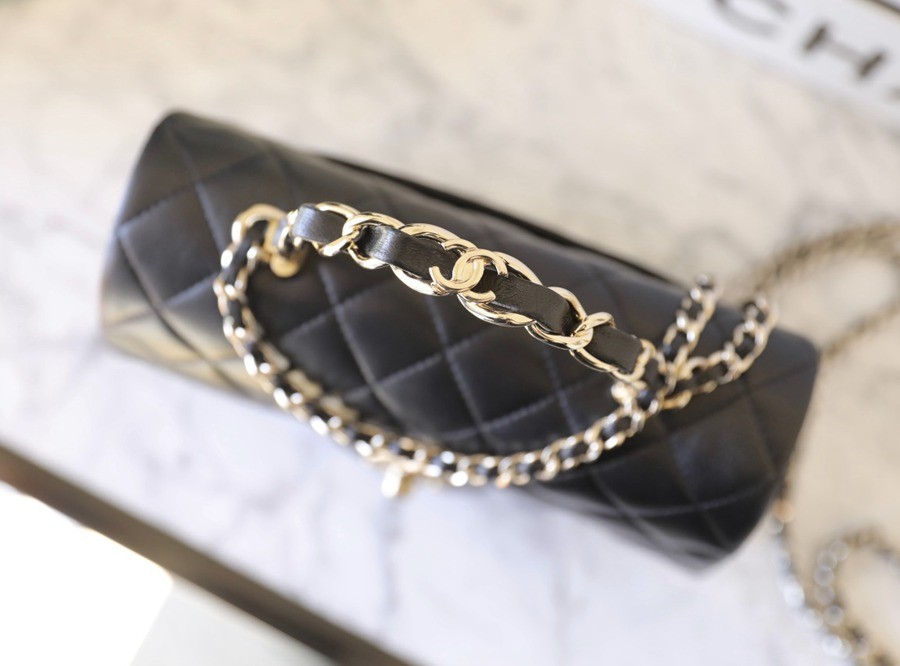 23k秋冬雙c手柄口蓋包 黑色_6