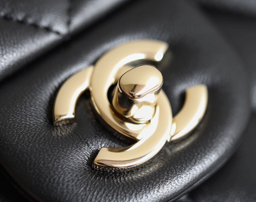 23k秋冬雙c手柄口蓋包 黑色_9