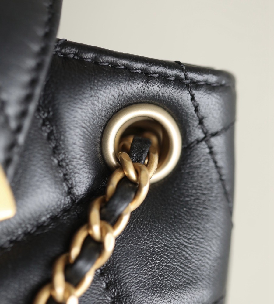 24c早春大logo圓挎包 黑色_11