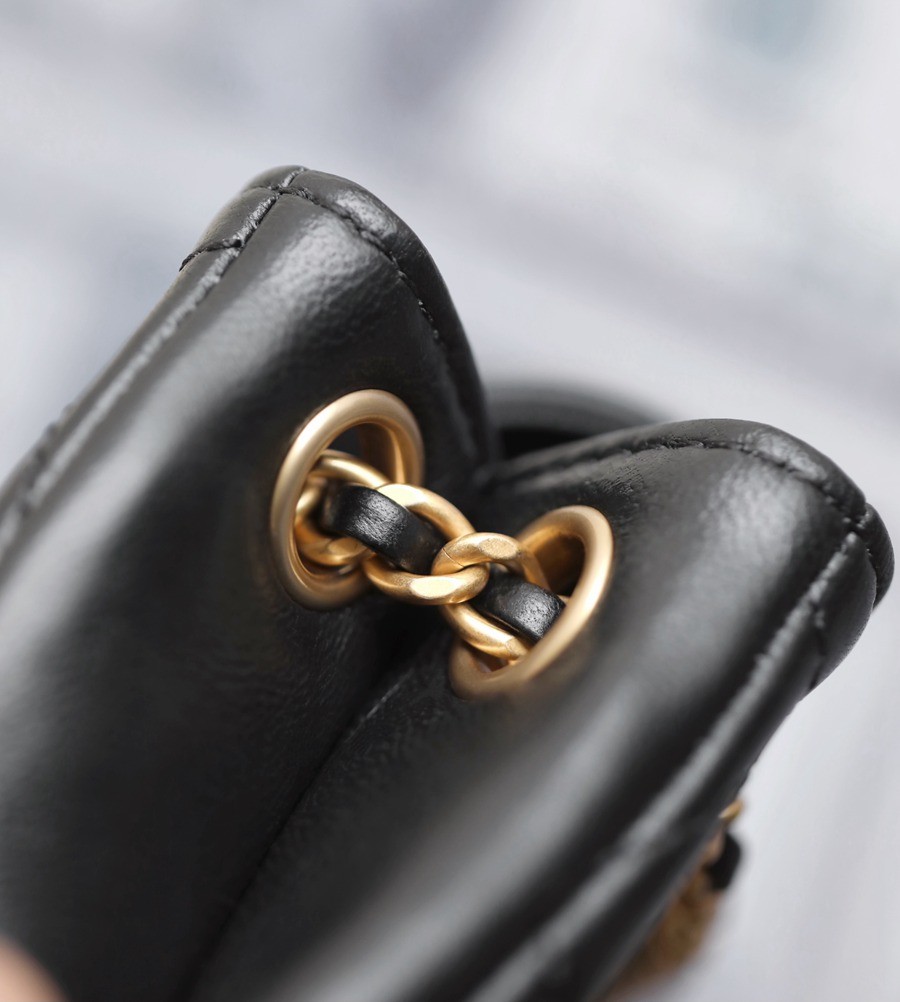 24c早春大logo圓挎包 黑色_12