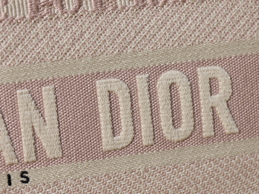 中號book tote系列女士玫瑰粉色老花刺繡手提托特包_7