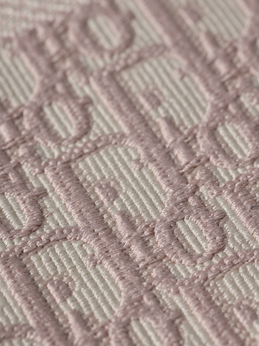 中號book tote系列女士玫瑰粉色老花刺繡手提托特包_12