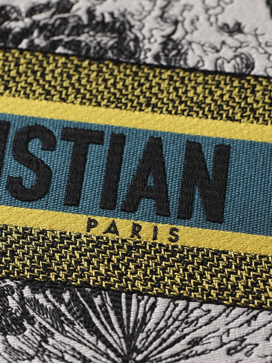 中號BOOK TOTE手袋藍色 Dior 星座刺繡_7