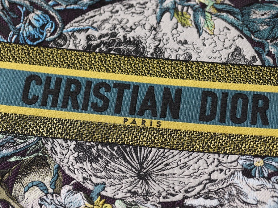 中號BOOK TOTE手袋藍色 Dior 星座刺繡_5