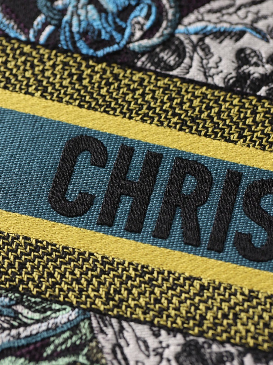 中號BOOK TOTE手袋藍色 Dior 星座刺繡_8