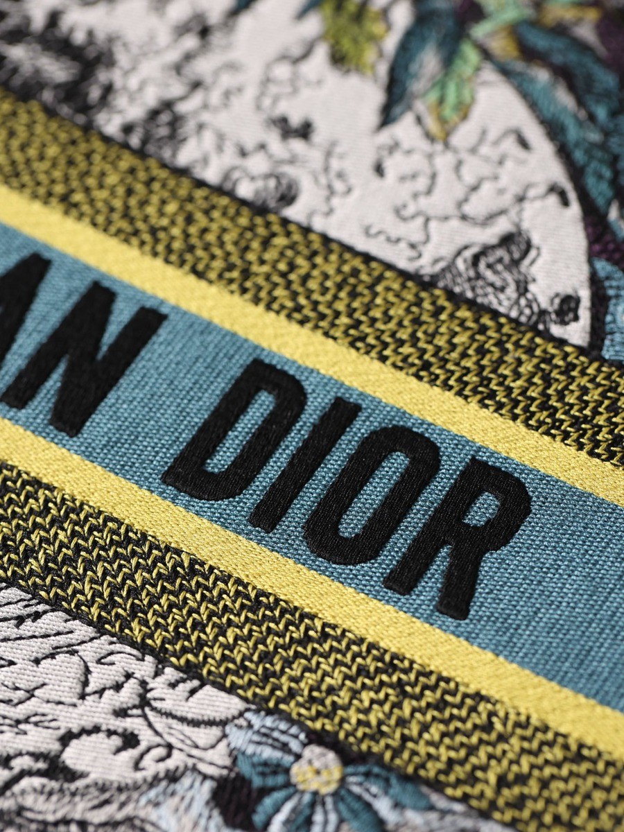 中號BOOK TOTE手袋藍色 Dior 星座刺繡_9