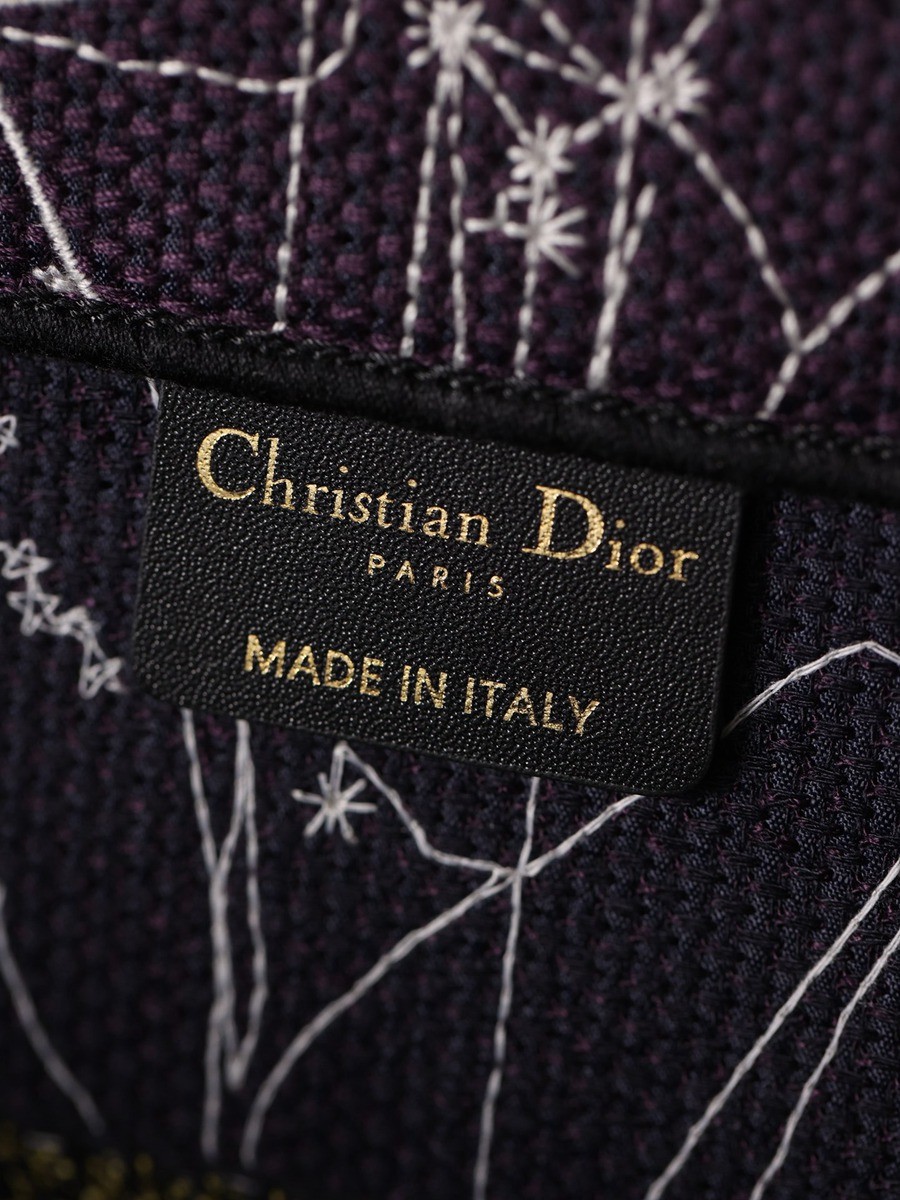 中號BOOK TOTE手袋藍色 Dior 星座刺繡_13