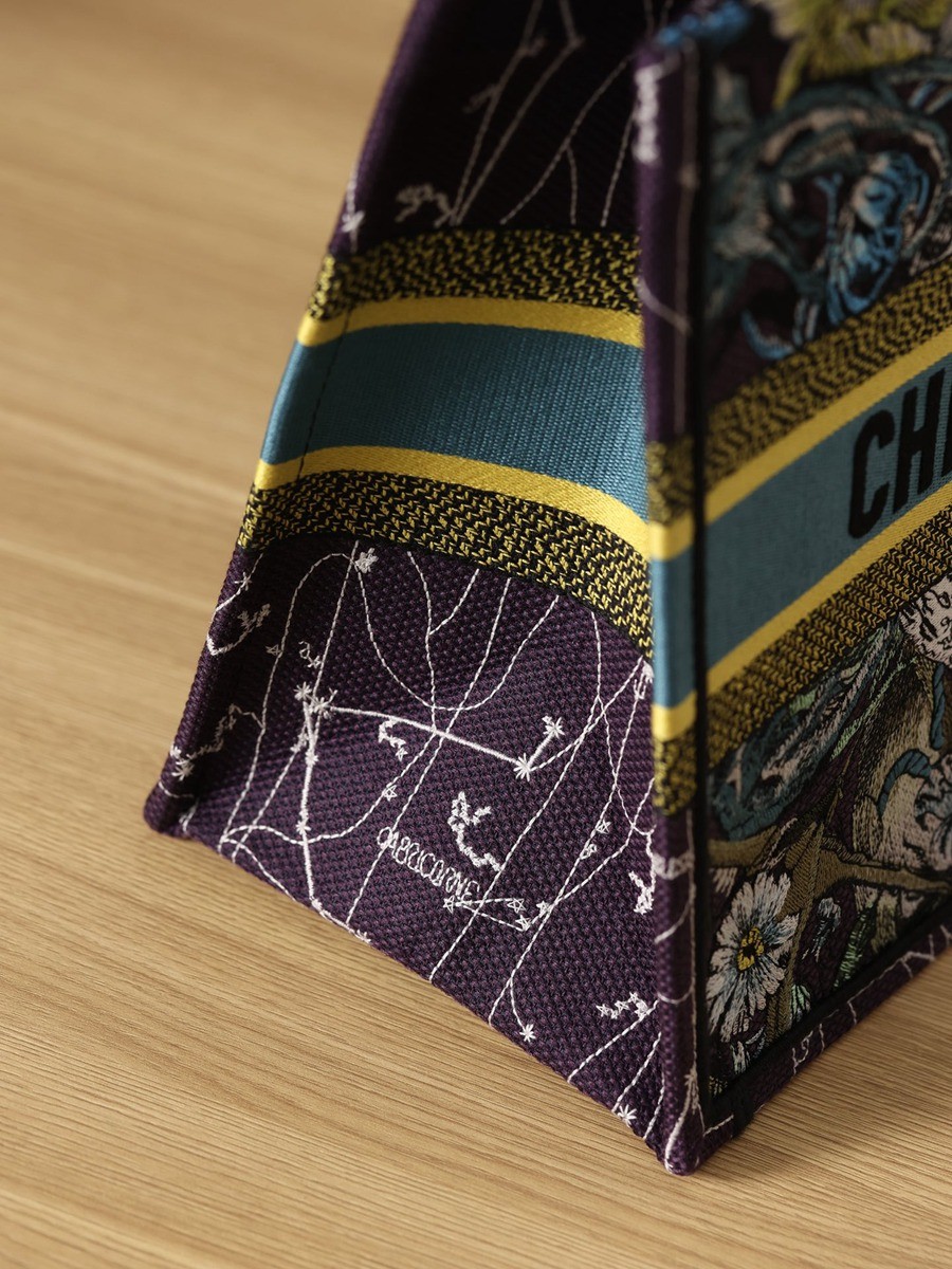 中號BOOK TOTE手袋藍色 Dior 星座刺繡_11