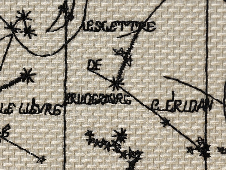 中號 BOOK TOTE 手袋奶白色和黑色 Dior Zodiac 刺繡_9