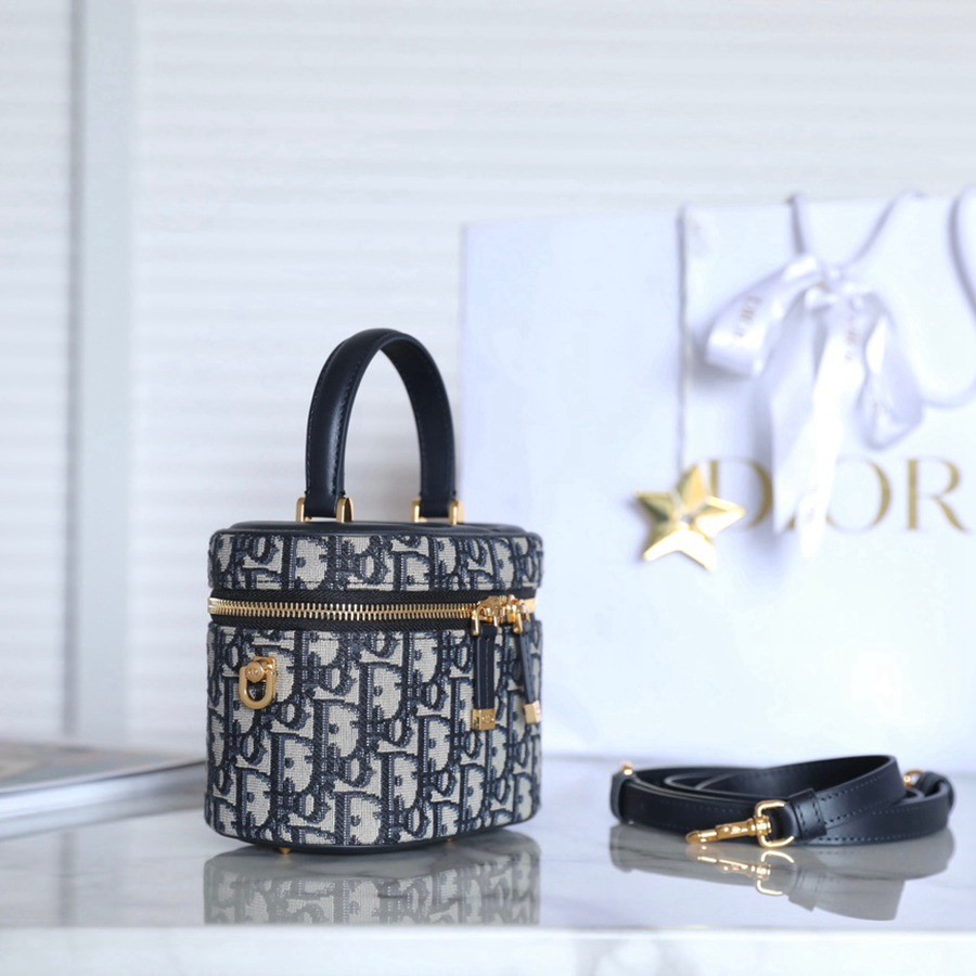 CD Signature Vanity 小號 藍色 Oblique印花_2