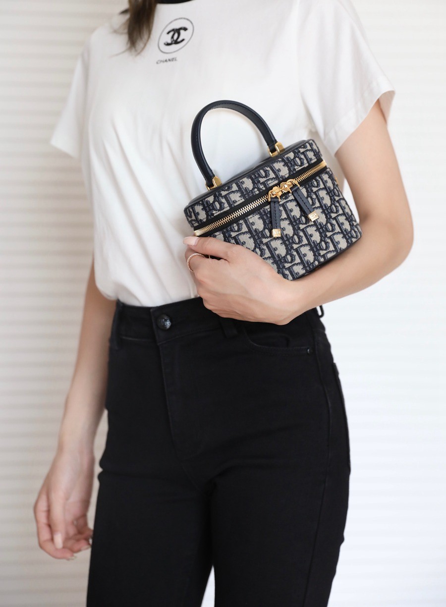 CD Signature Vanity 小號 藍色 Oblique印花_20