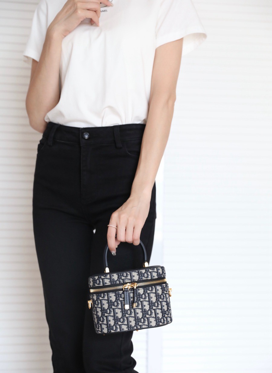 CD Signature Vanity 小號 藍色 Oblique印花_22