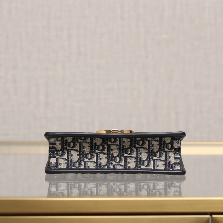 30 MONTAIGNE EAST-WEST 鏈條手袋藍色 Oblique 印花_7