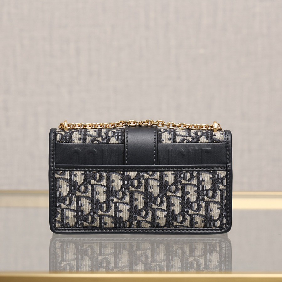 30 MONTAIGNE EAST-WEST 鏈條手袋藍色 Oblique 印花_6