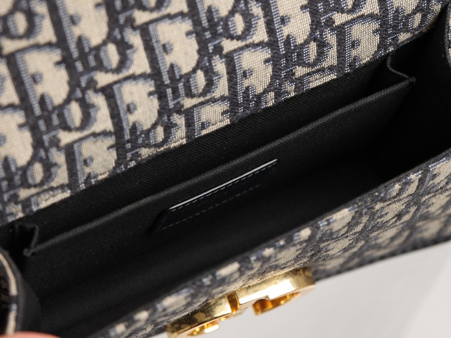 30 MONTAIGNE EAST-WEST 鏈條手袋藍色 Oblique 印花_11