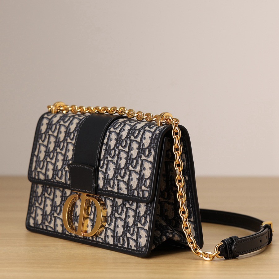 30 MONTAIGNE 蒙田鏈條包藍色 Oblique 印花_3