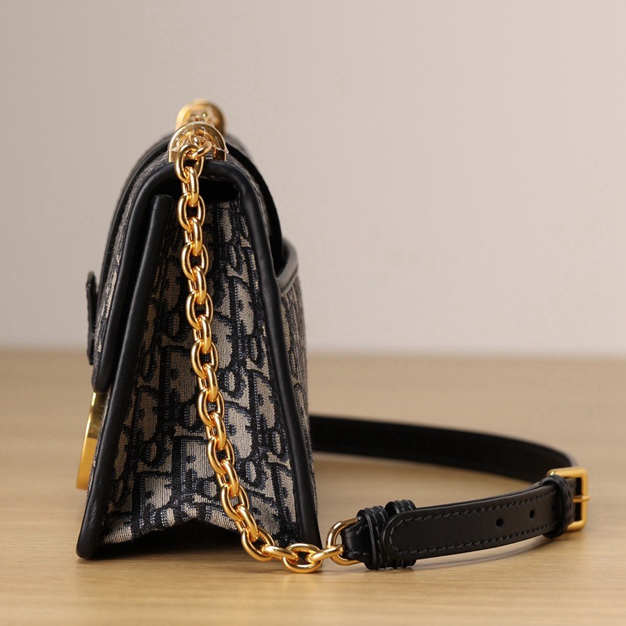 30 MONTAIGNE 蒙田鏈條包藍色 Oblique 印花_5