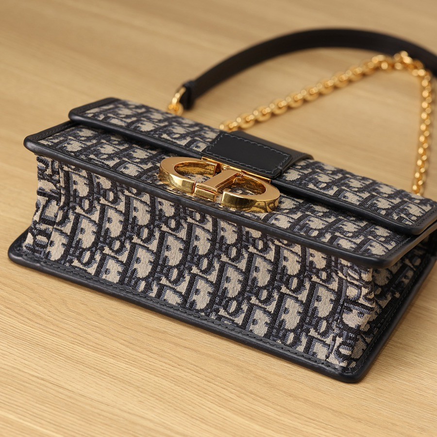 30 MONTAIGNE 蒙田鏈條包藍色 Oblique 印花_7