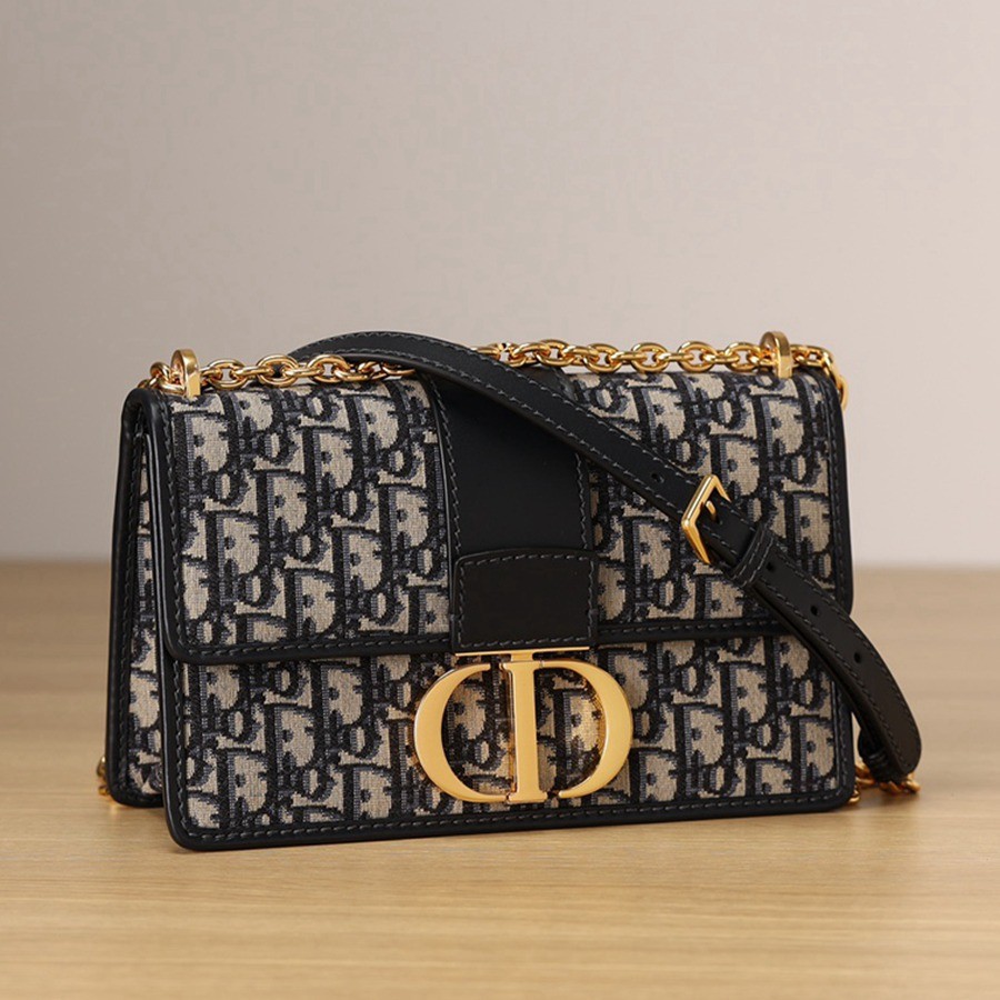 30 MONTAIGNE 蒙田鏈條包藍色 Oblique 印花_2