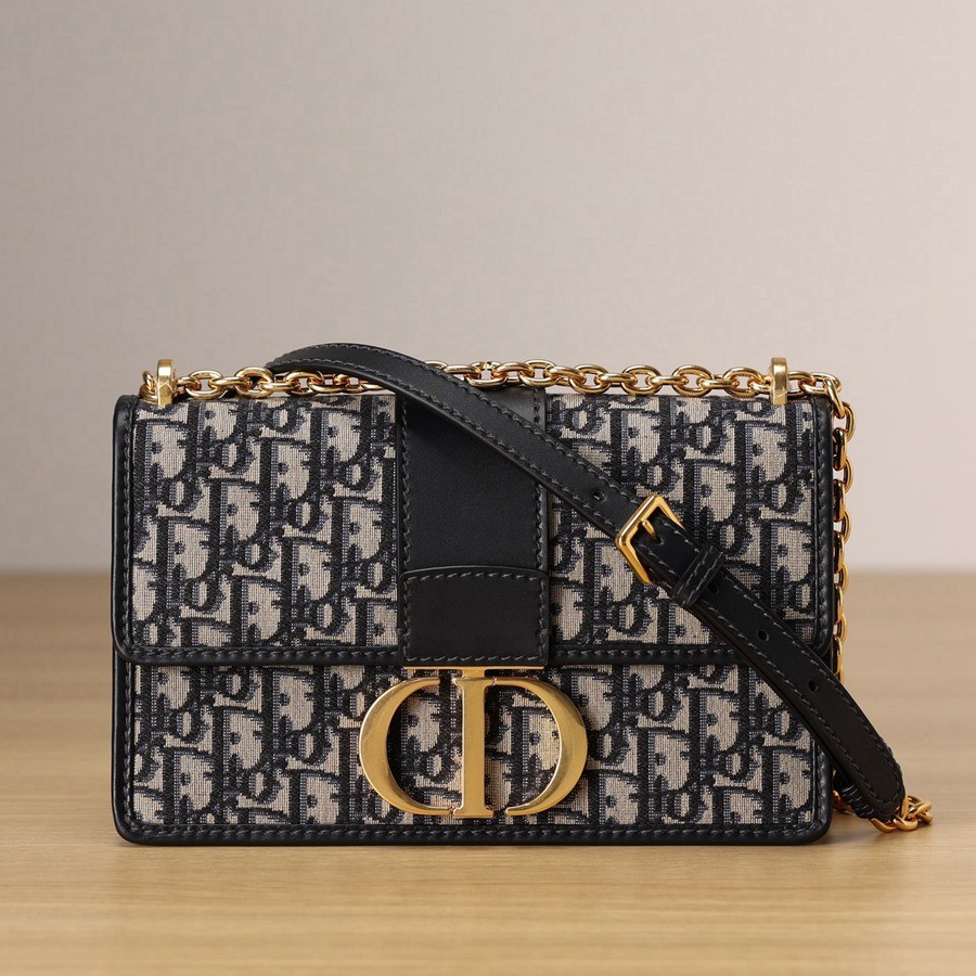 30 MONTAIGNE 蒙田鏈條包藍色 Oblique 印花_1