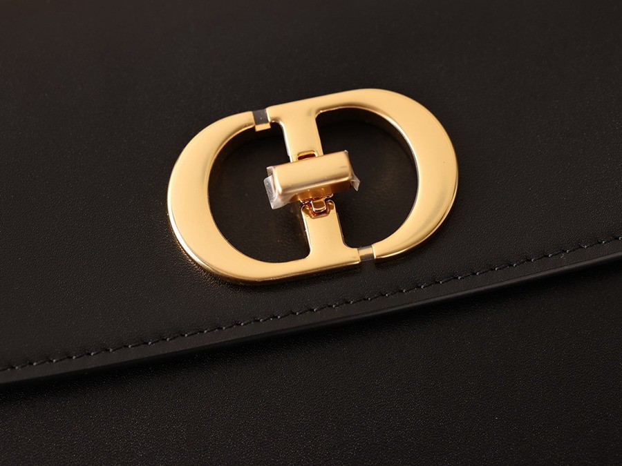 30 MONTAIGNE AVENUE 手袋黑色光面牛皮革_6