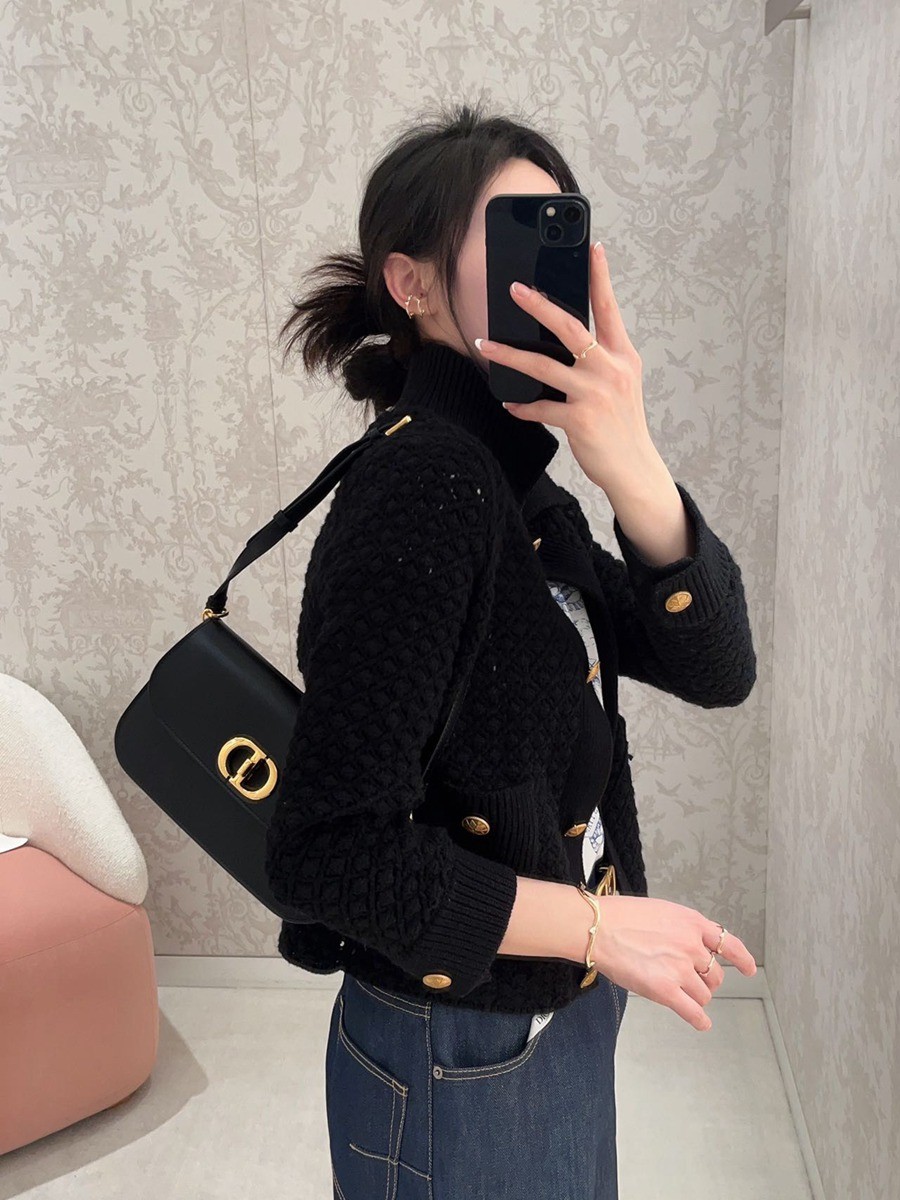 30 MONTAIGNE AVENUE 手袋黑色光面牛皮革_29