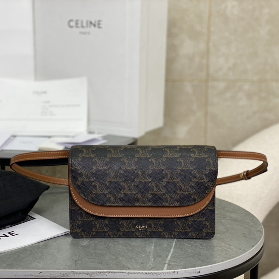 celine經典WOC老花黑_1