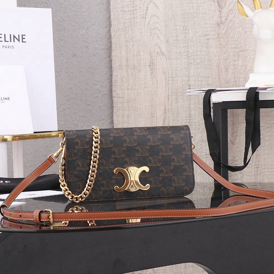 celineMulti Pochette Triomphe手袋_1