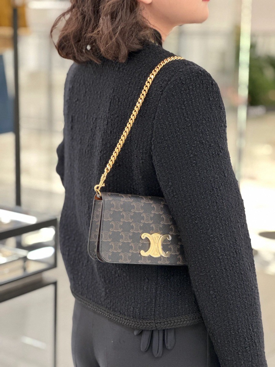 celineMulti Pochette Triomphe手袋_20