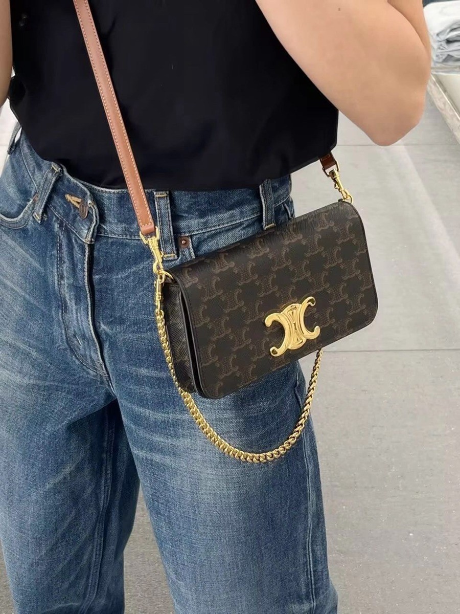 celineMulti Pochette Triomphe手袋_23