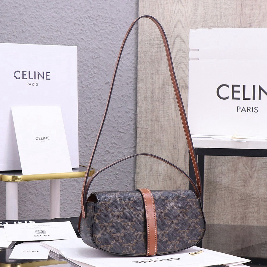 celine  tabou clutch Bag 掛鎖全皮包_3