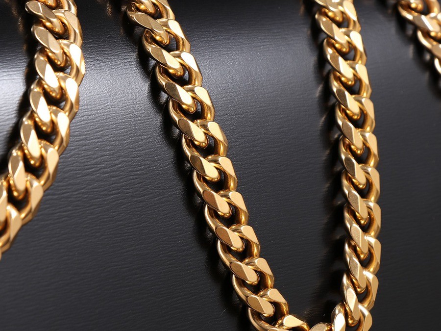 CELINE 23s COLLEGE Triomphe亮澤牛皮革鏈條手袋_4