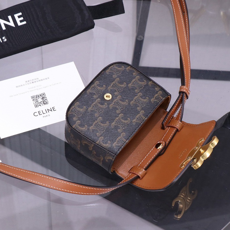 celine Triomphe mini 凱旋門迷你斜挎包_5