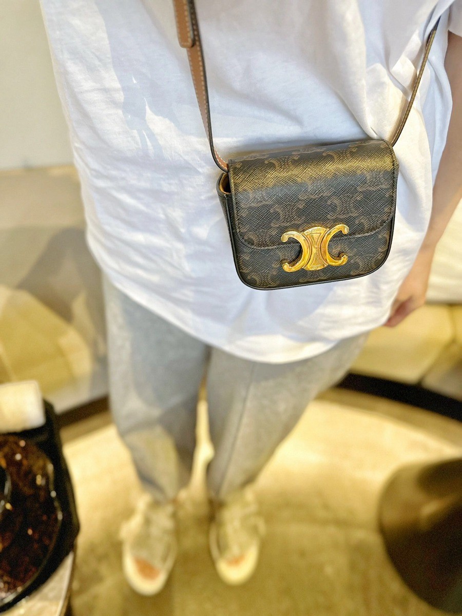 celine Triomphe mini 凱旋門迷你斜挎包_24