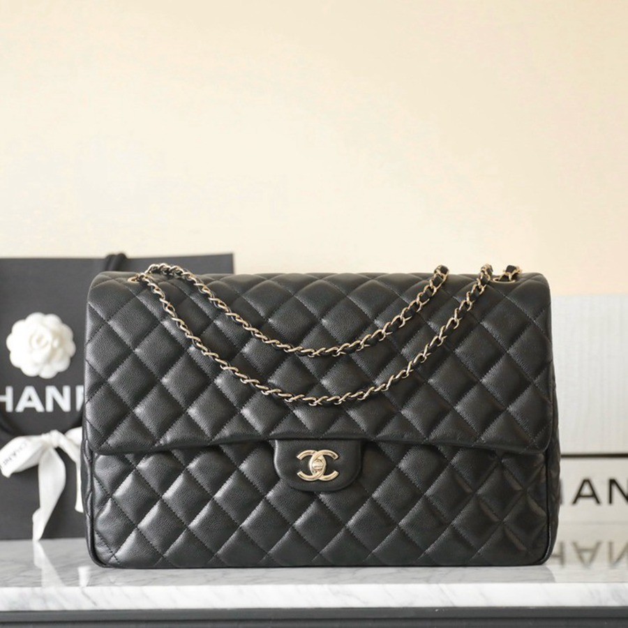 24c Maxi CF40機場包 黑色 淡金_1