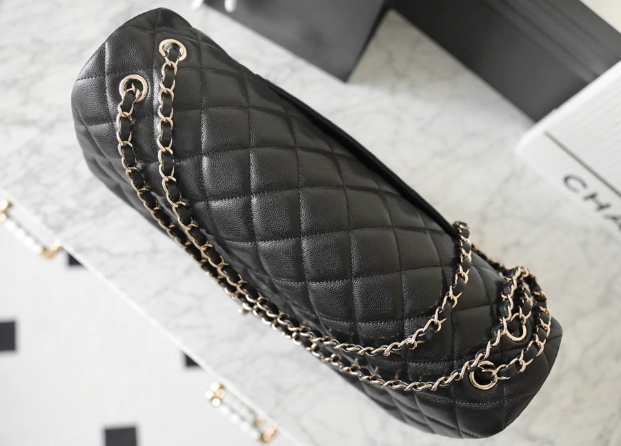 24c Maxi CF40機場包 黑色 淡金_4