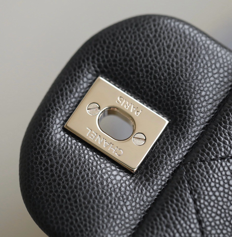 24c Maxi CF40機場包 黑色 淡金_9