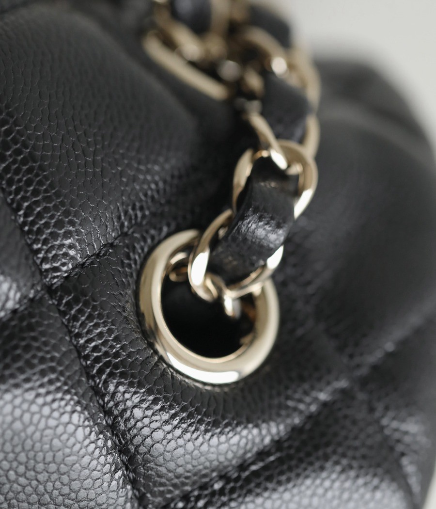 24c Maxi CF40機場包 黑色 淡金_12