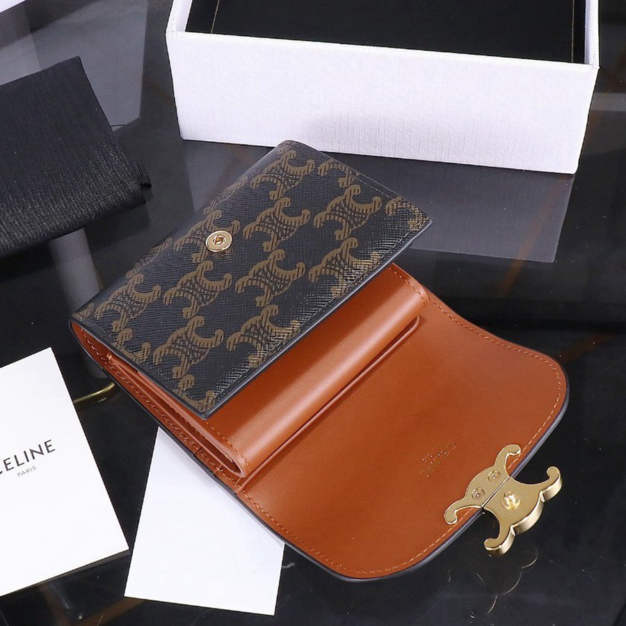 CE老花三折錢包_5