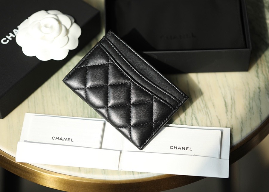 小香 Cardholder羊皮黑金 卡套_2