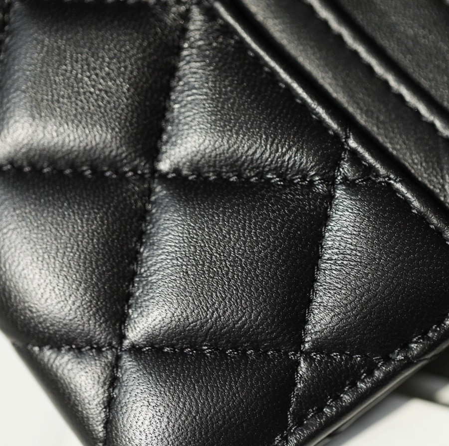 小香 Cardholder羊皮黑金 卡套_8