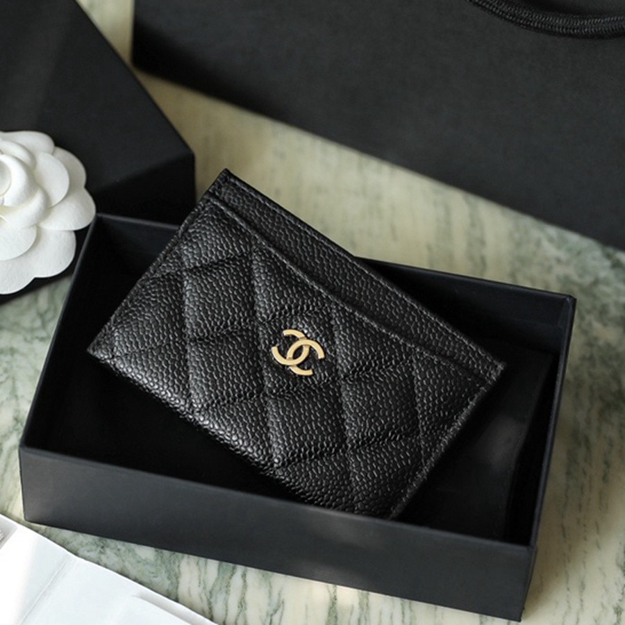 小香 Cardholder卡套魚子醬 黑金_9